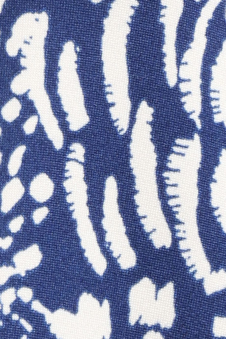 Zivame Print Fusion Knit Poly Pyjama Set - Navy Peony — image 7